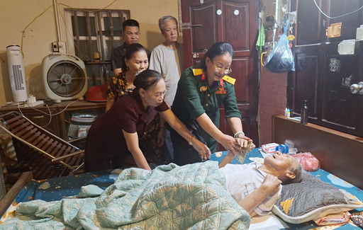 Quỹ Thiện Tâm thăm HVTS Nguyễn Bá Đáo - Xã Hoài Đức, thành phố Hà Nội