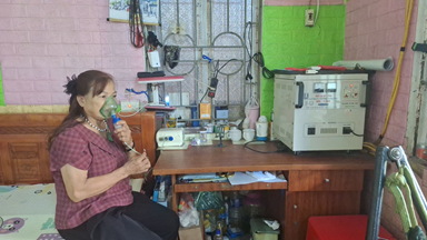 Quỹ Thiện Tâm thăm thẩm định hoàn cảnh tại gia đình bà Trần Thị Phương