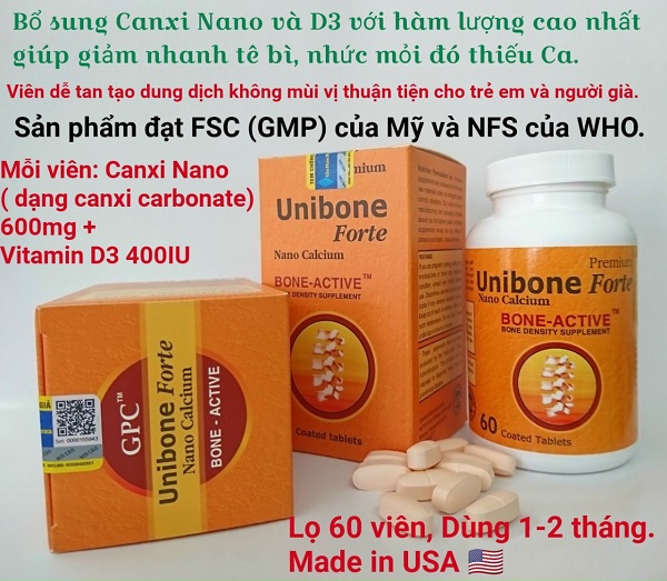 Ngày 2 viên cung cấp 1200mg Calcium và 800IU Vitamin D3 . Đáp ứng theo nhu cầu của cơ thể khuyến cáo hàng ngày