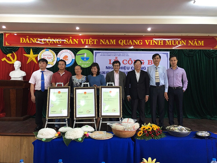 Announcement ceremony for certification marks of Ba Ria - Vung Tau