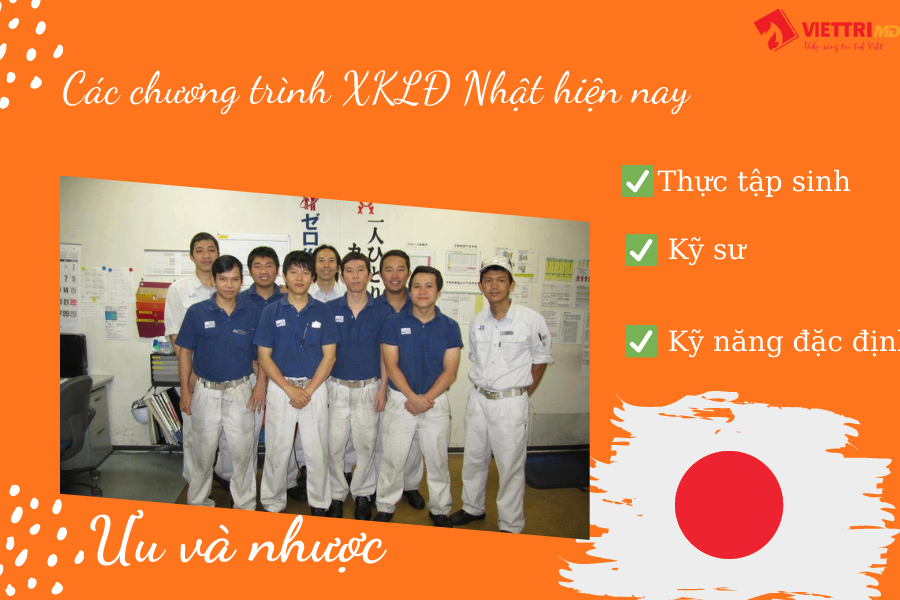 Các chương trình XKLĐ Nhật hiện nay