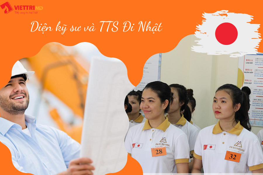 So sánh đi xklđ Nhật diện kỹ sư và TTS