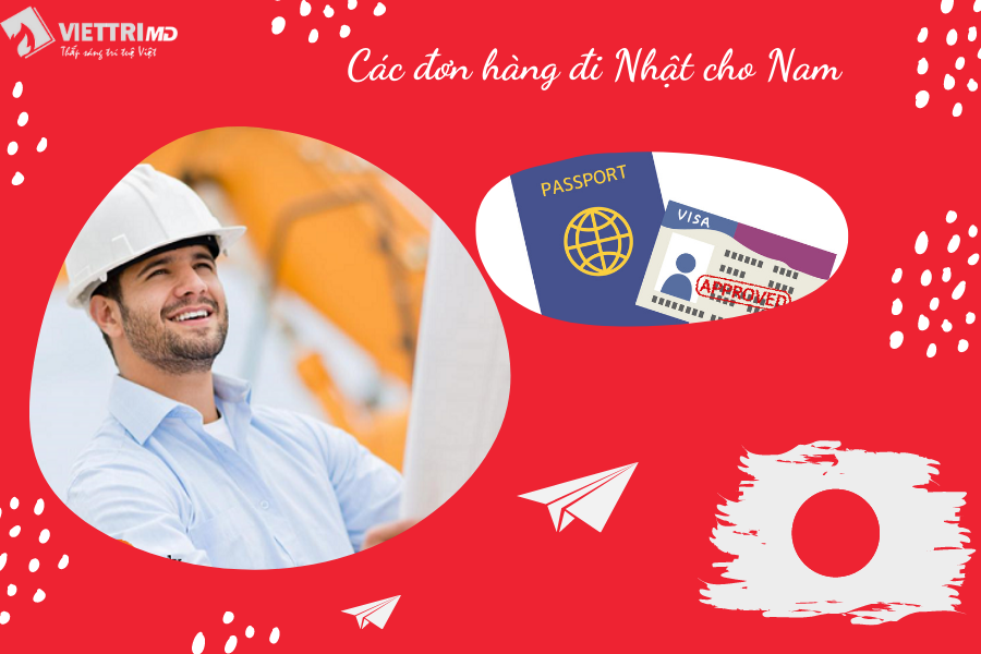 Các đơn hàng đi Nhật cho Nam hiện nay